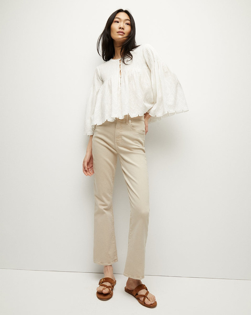 VERONICA BEARD CAROLINA SKINNY KICK-FLARE JEAN outlook