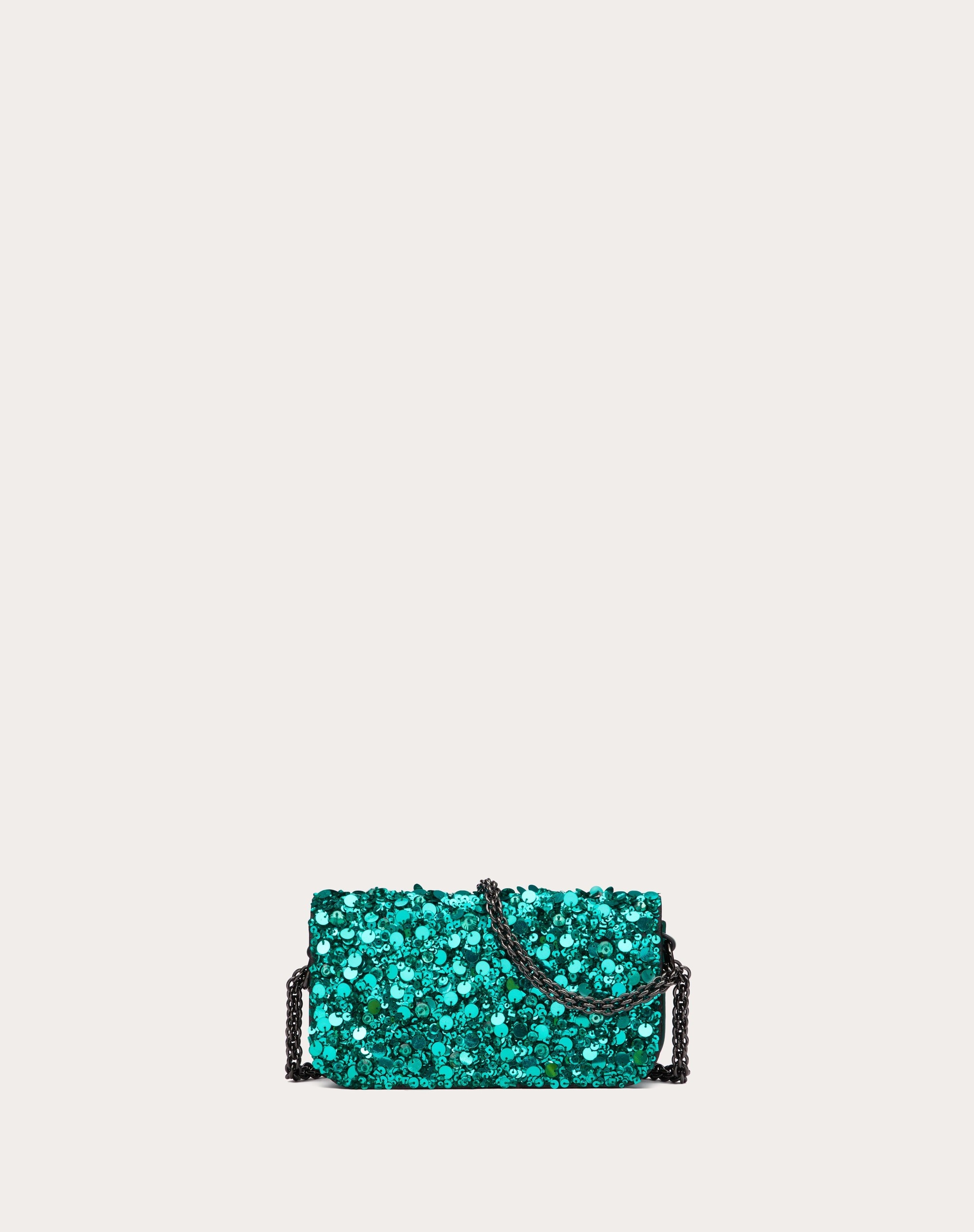 SMALL LOCÒ SHOULDER BAG WITH 3D EMBROIDERY - 3