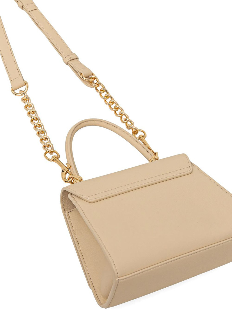 logo-plaque chain tote bag 3