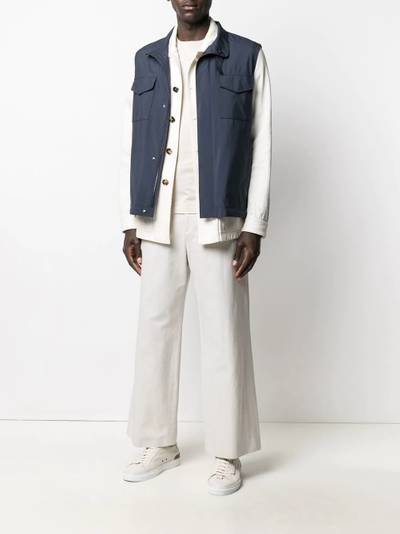 Loro Piana zip-fastening sleeveless jacket outlook