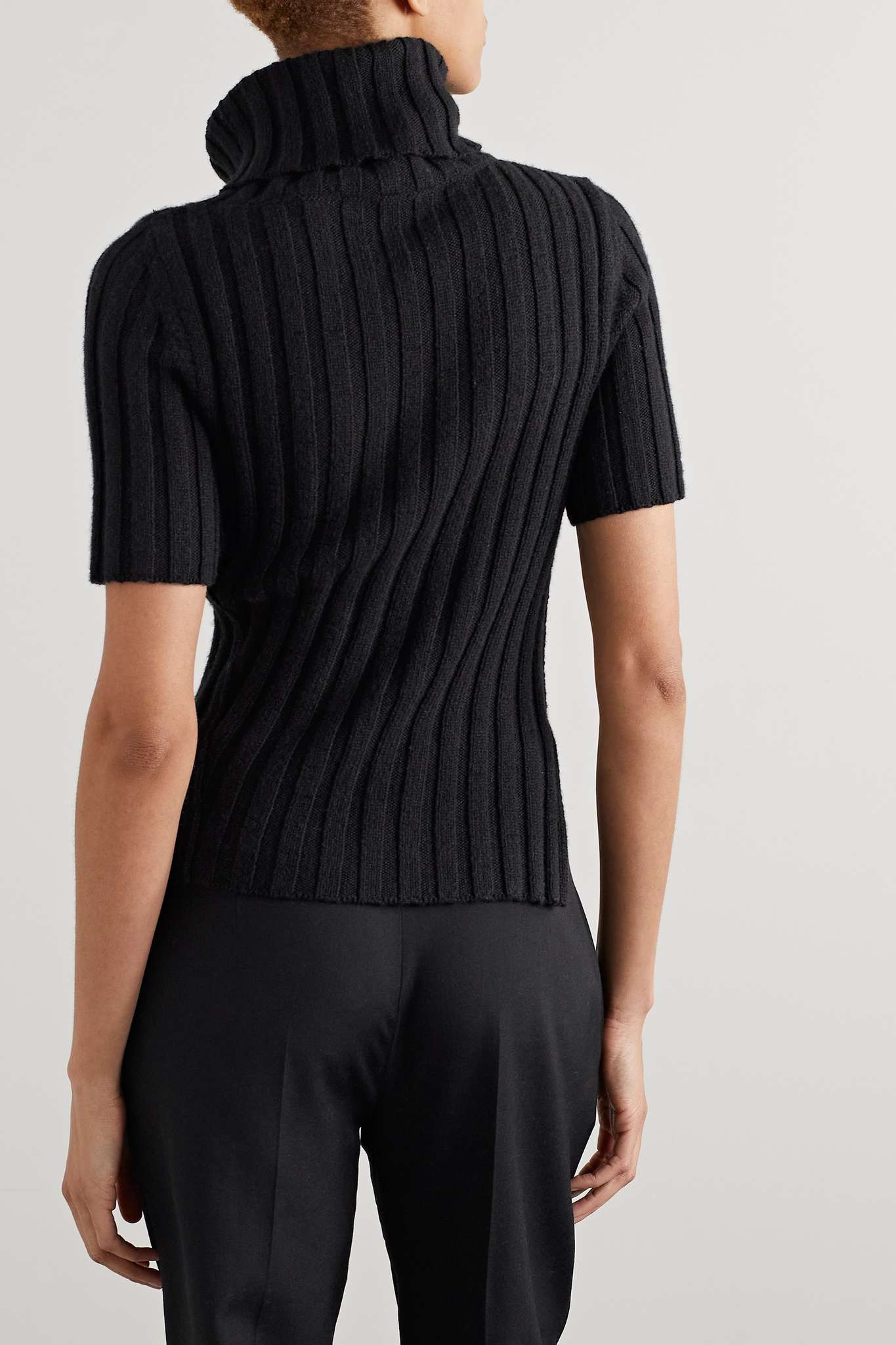 Depinal ribbed cashmere and mohair-blend turtleneck sweater - 3