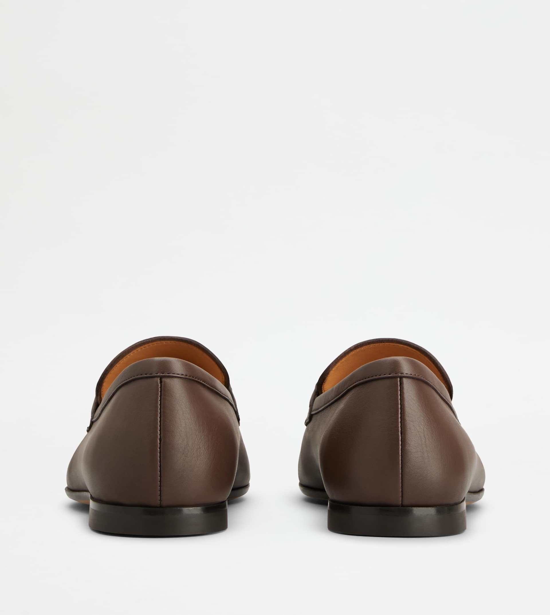 LOAFERS IN LEATHER - BROWN - 3