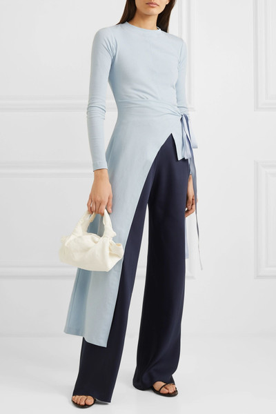 The Row Gala silk-satin wide-leg pants outlook