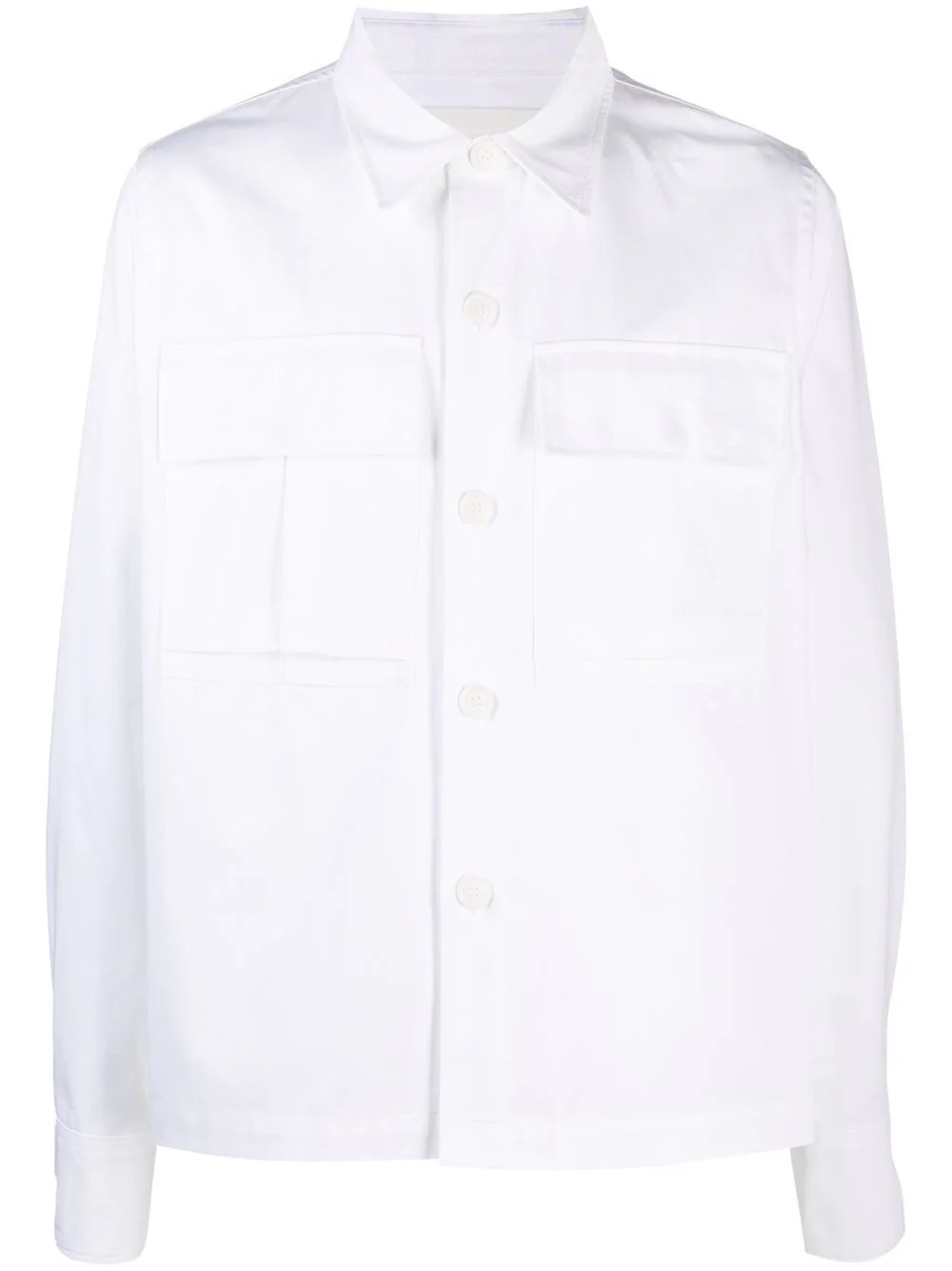 button-up cotton shirt - 1