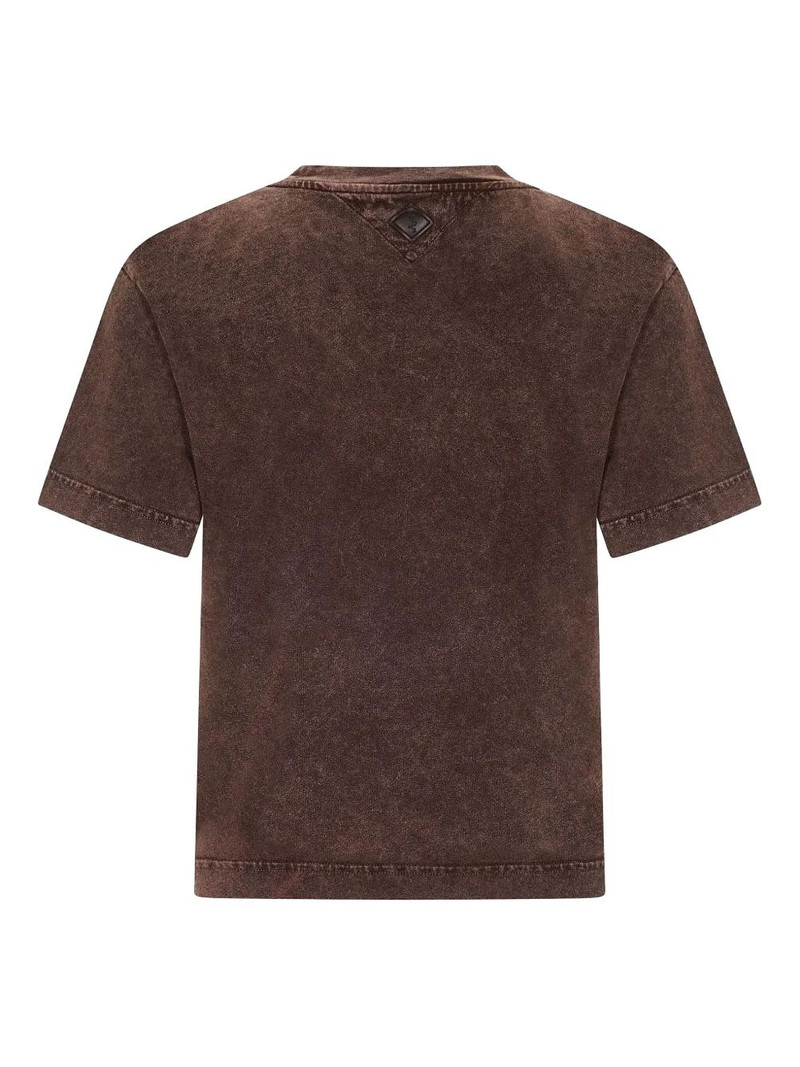 HAIKURE Nat marble-effect T-shirt outlook