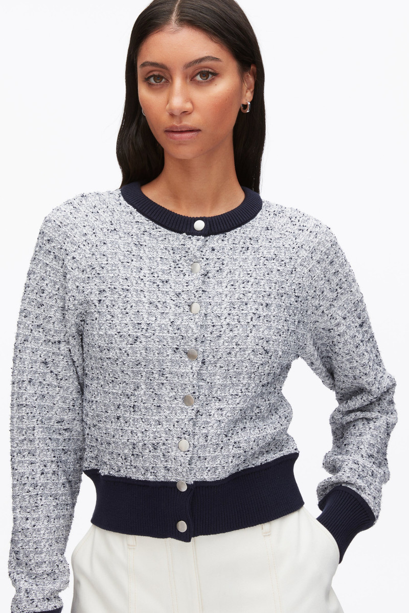 Crew Neck Raglan Cardigan 6