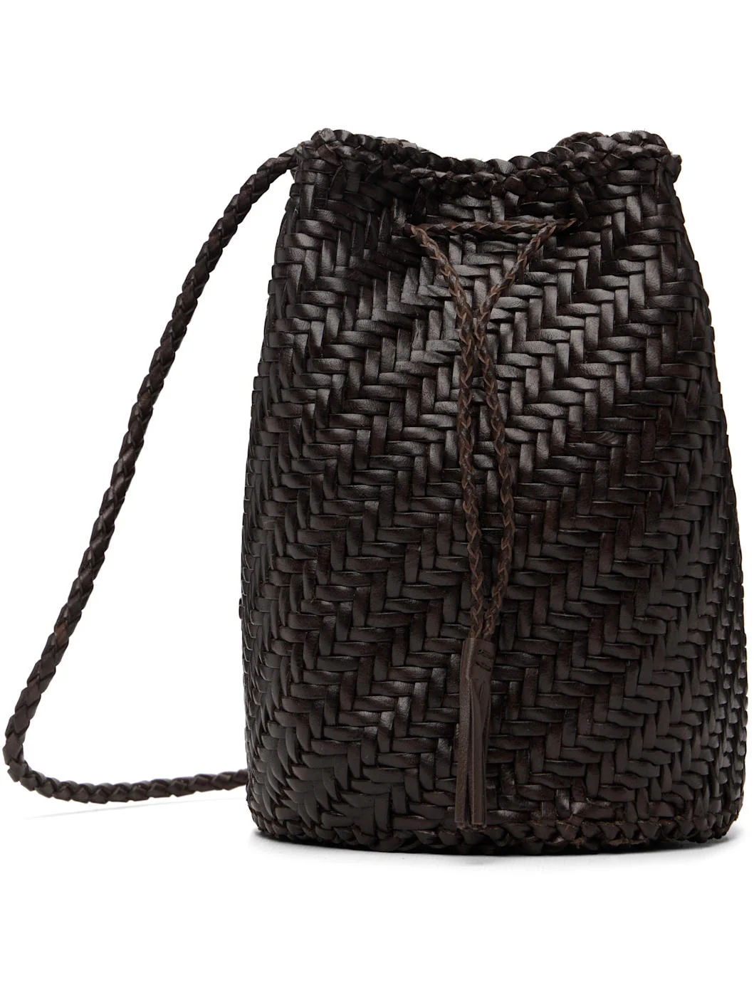 Brown Pompom Double Jump Bag - 1