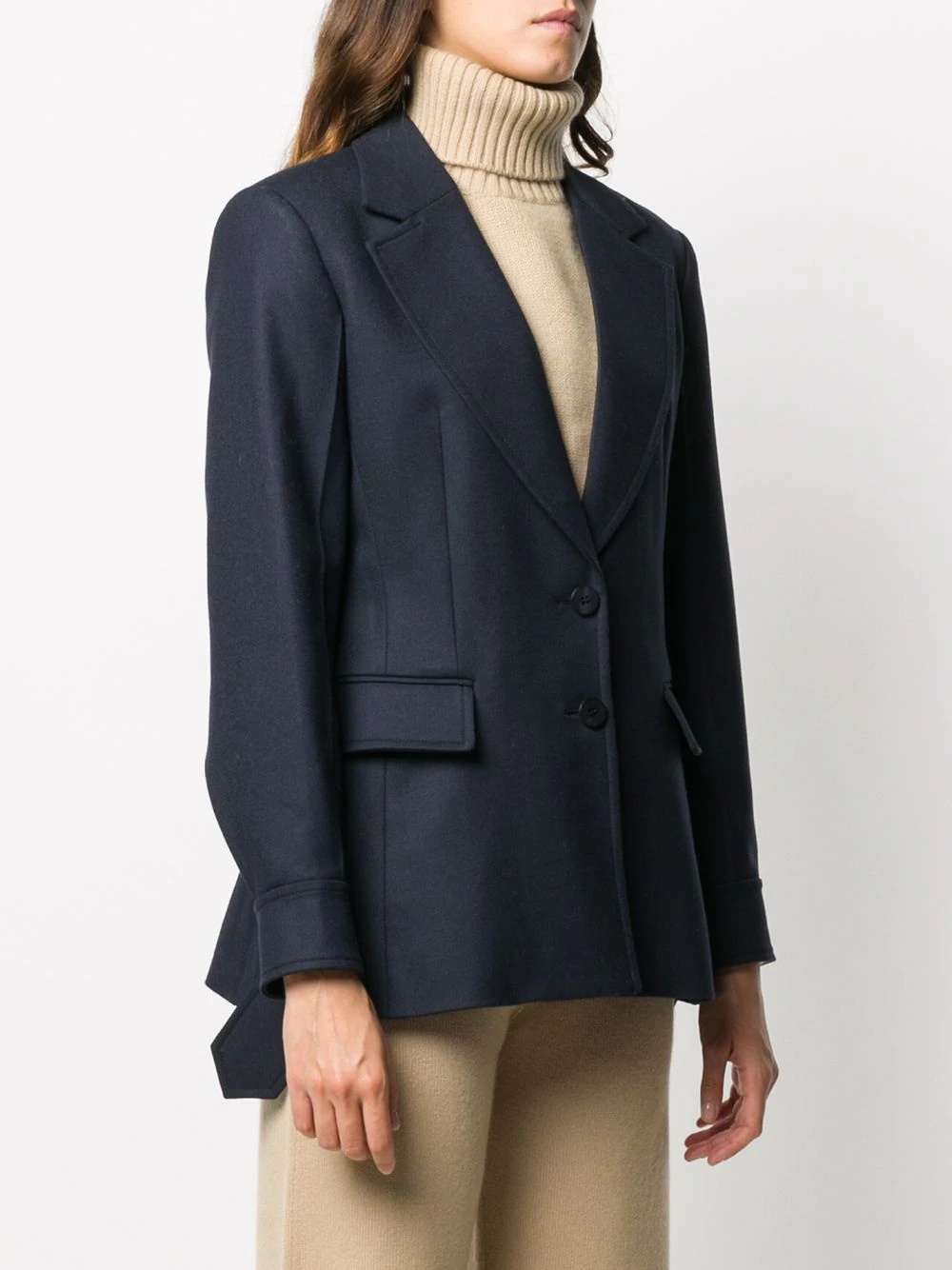 virgin wool-blend blazer - 3