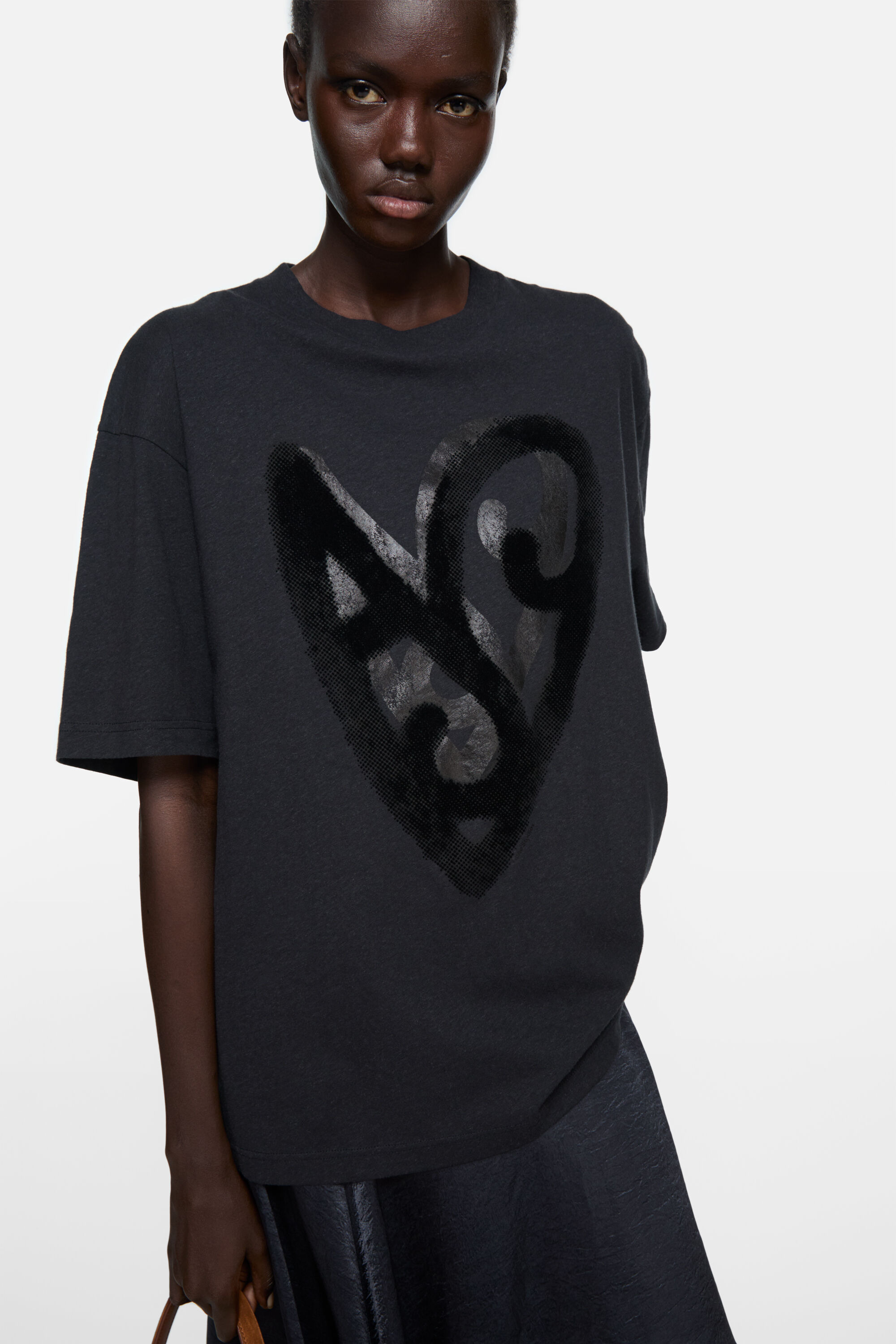 Printed t-shirt - Black - 4