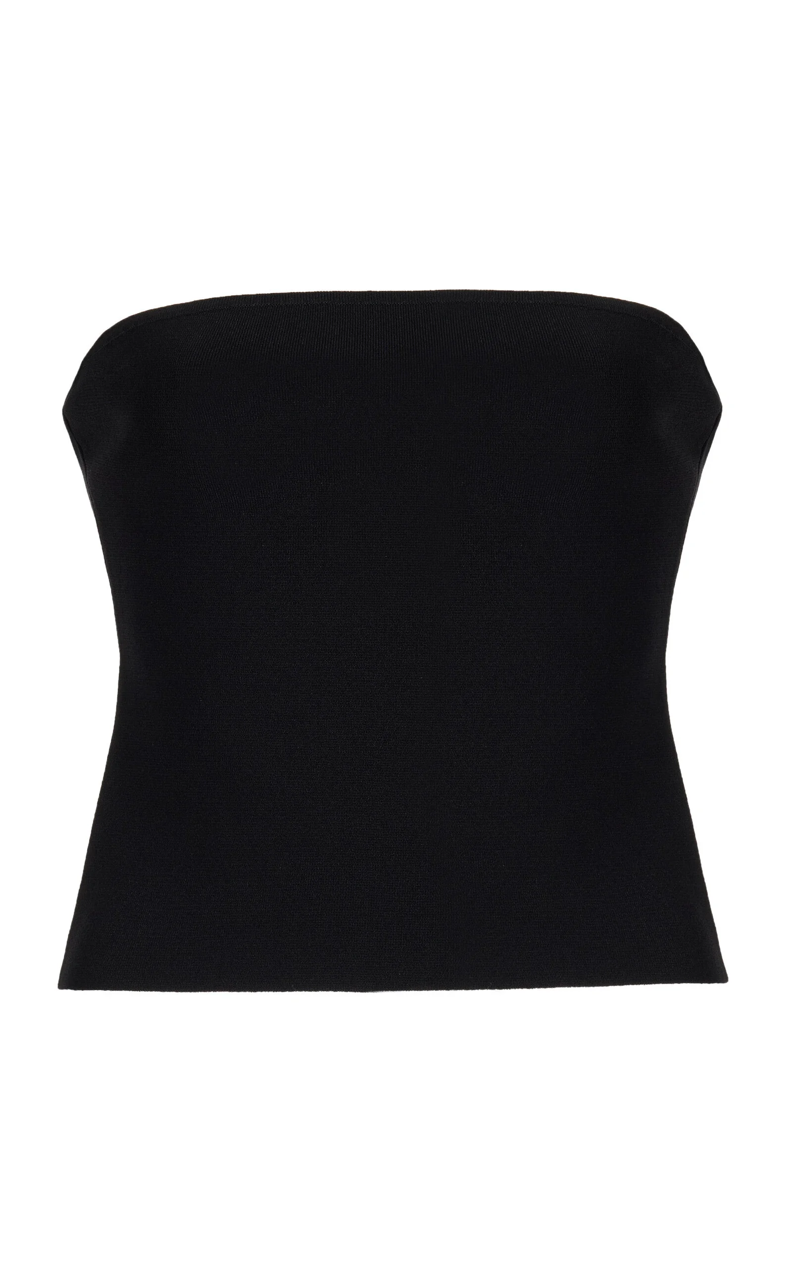 Strapless Knitted Top black - 1