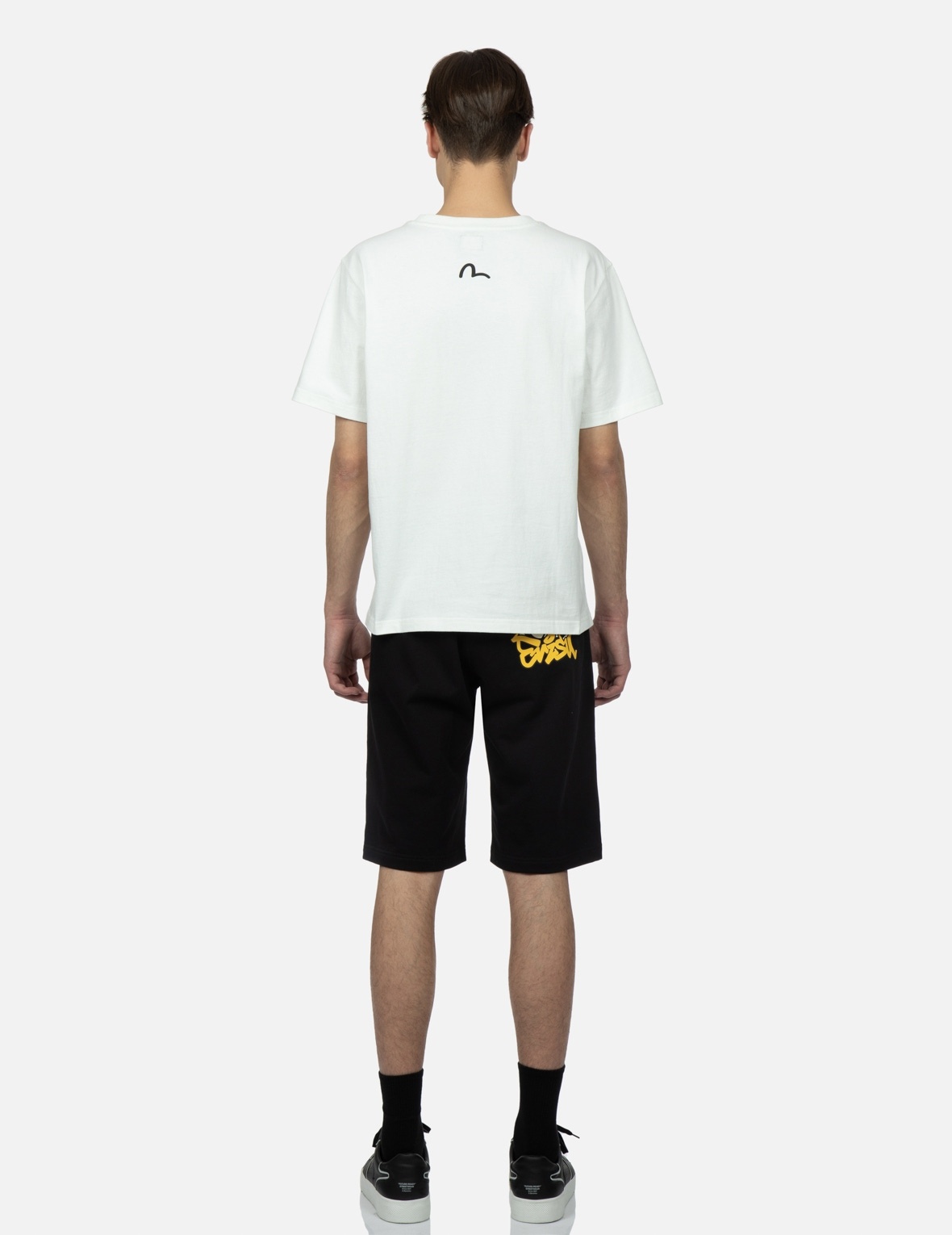 KAMON PRINT SWEAT SHORTS - 5