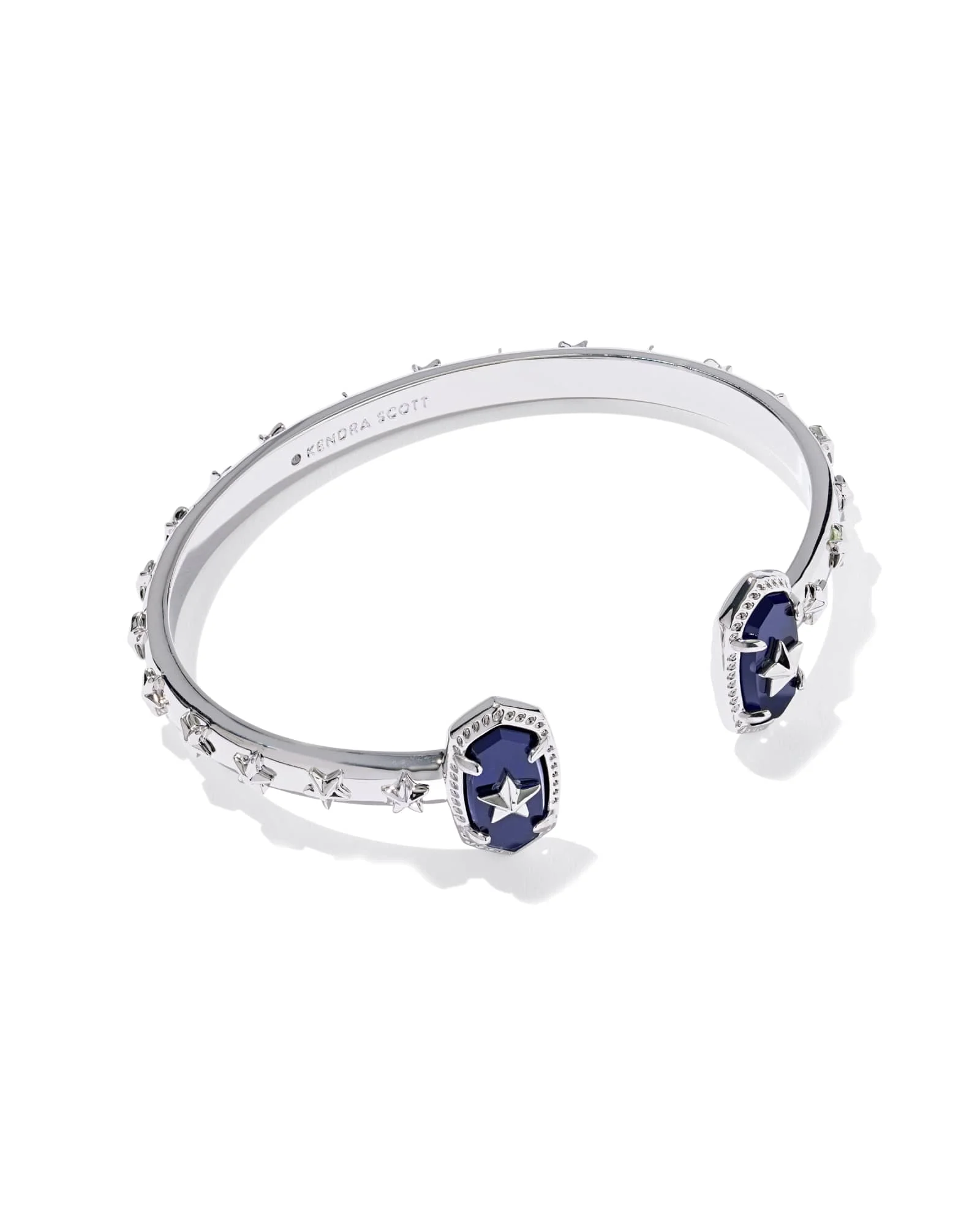 Elton Silver Star Cuff Bracelet - 1