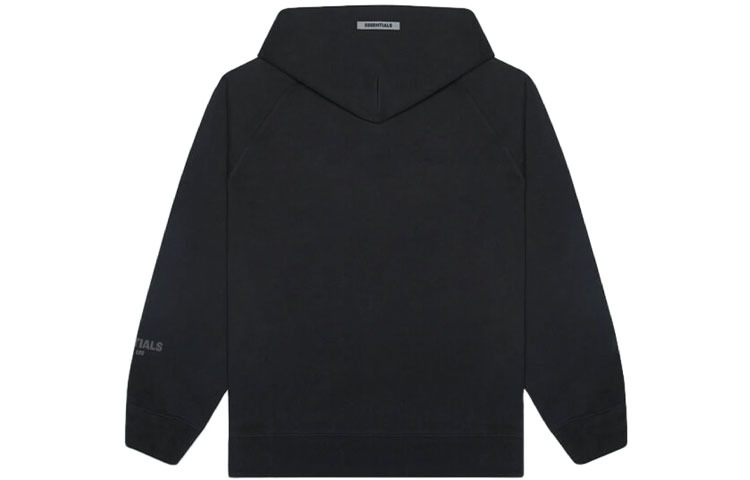 Fear of God Essentials FW20 3D Silicon Applique Hoodie 'Black' 192HO202000F - 2