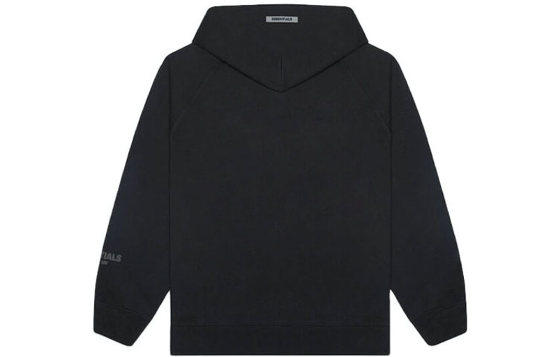 ESSENTIALS Fear of God Essentials FW20 3D Silicon Applique Hoodie 'Black' 192HO202000F outlook