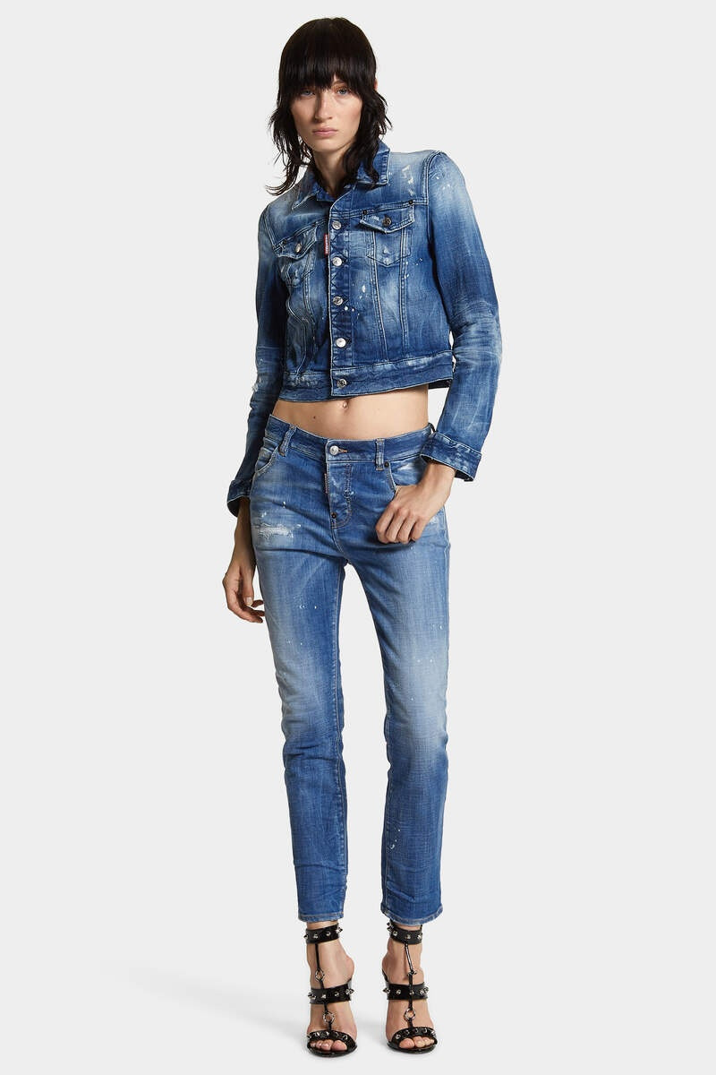 LIGHT HERITAGE WASH COOL GIRL JEANS 3