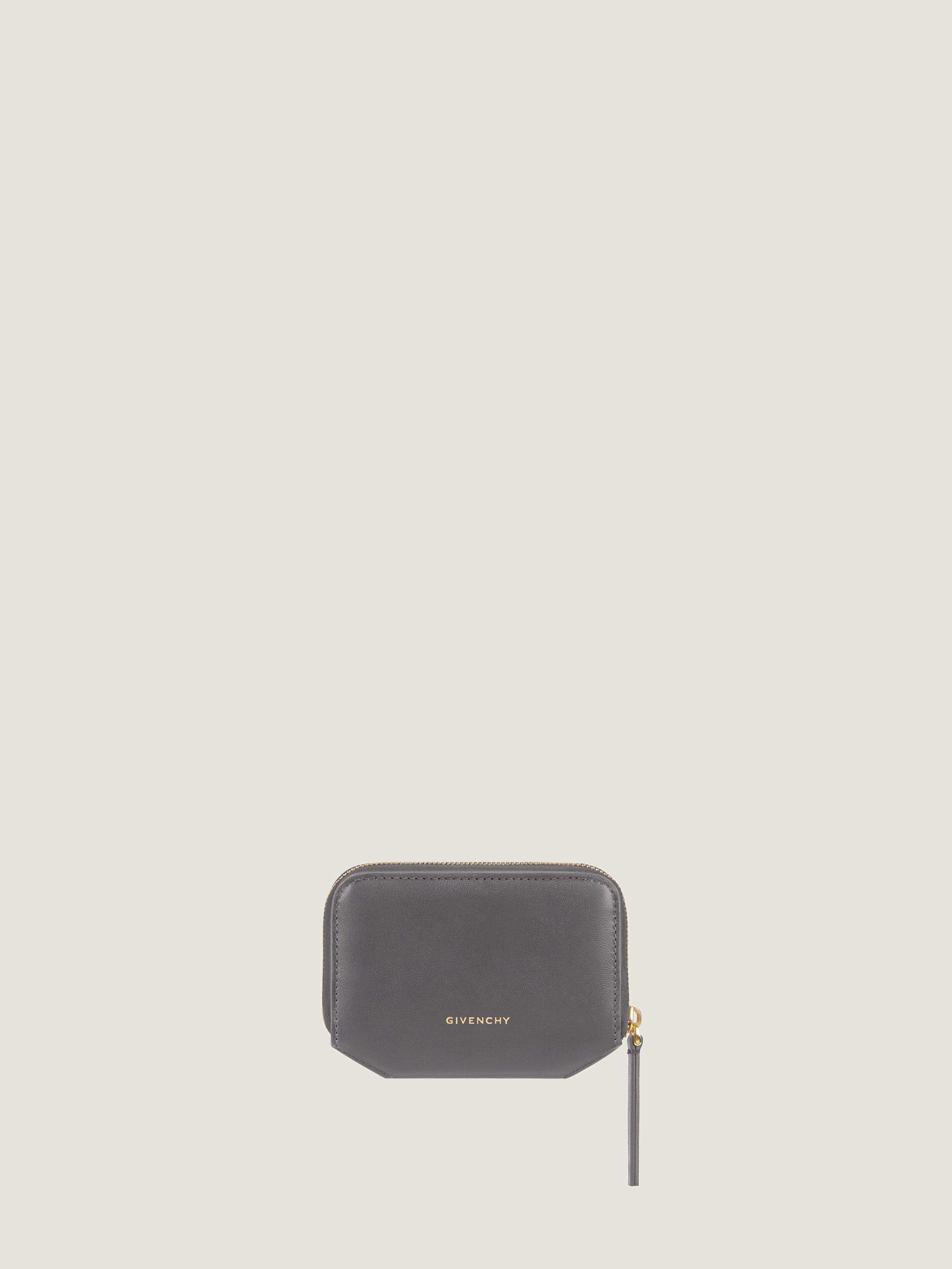 4G LIQUID ZIPPED WALLET IN BOX LEATHER - 2