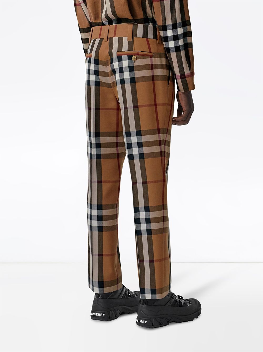 House Check tailored trousers - 4