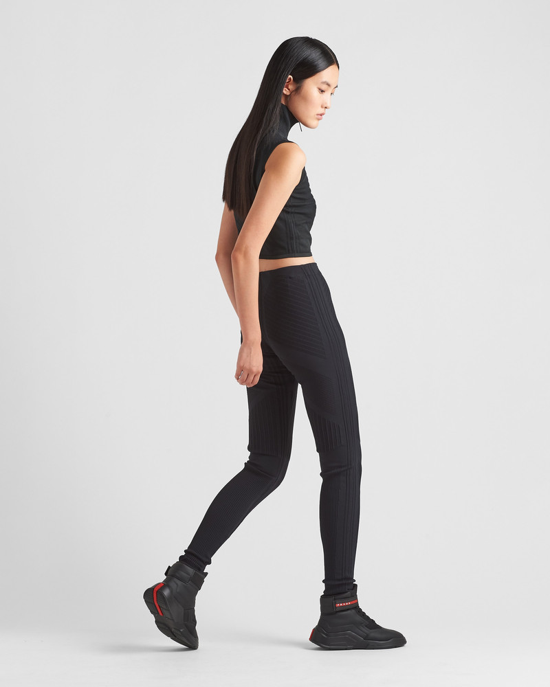 Tech Rec Re-Nylon piqué leggings 5