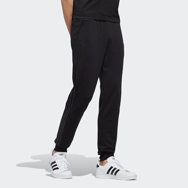 adidas neo M Fav 3s Tp Casual Sports Pants Black EI4466 - 5