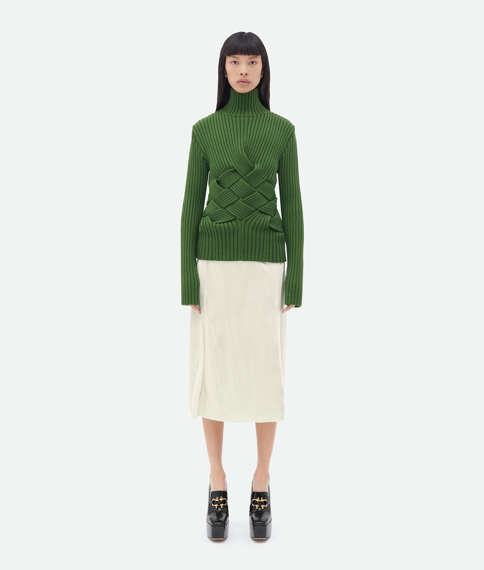 intreccio wool jumper - 1
