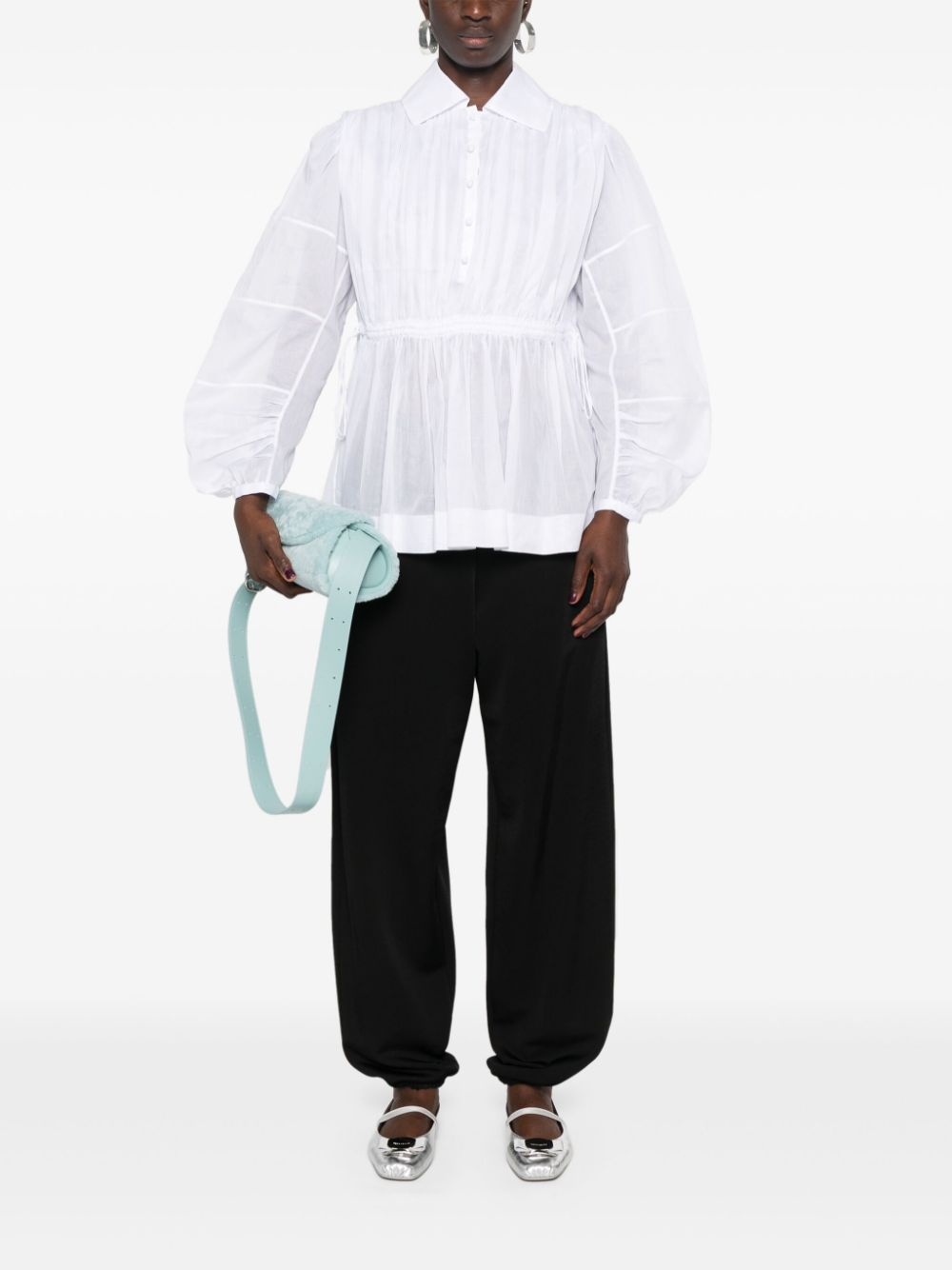 high-waist track trousers - 2