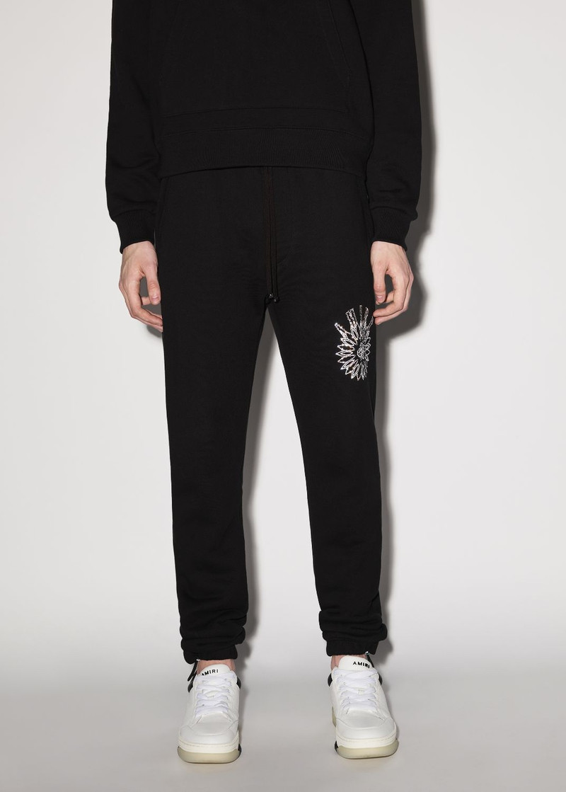 CRYSTAL STICK POKE SWEATPANTS 2