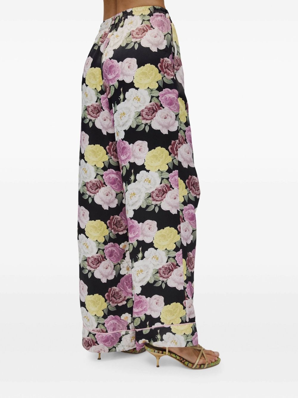 floral trousers - 4
