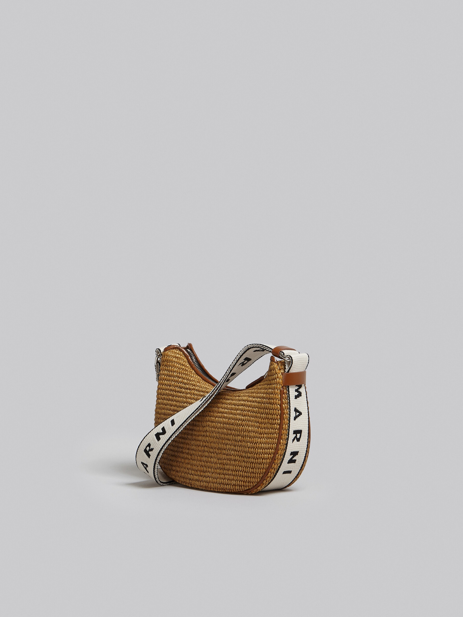 BEY SMALL BAG IN BROWN RAFFIA - 3