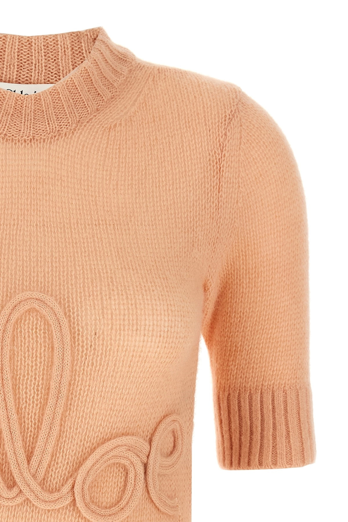 Logo embroidery sweater - 3