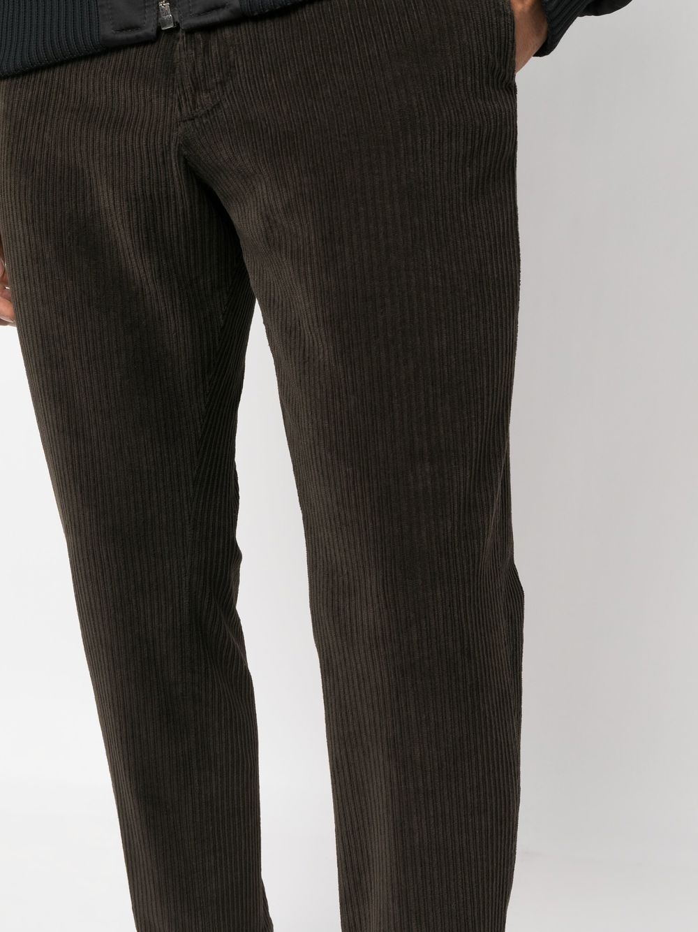 corduroy tapered trousers - 5