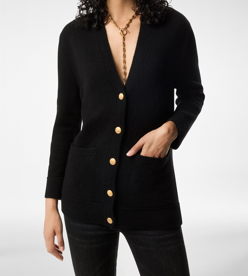 TOM FORD SOFT CASHMERE RELAXED FIT KNIT CARDIGAN outlook