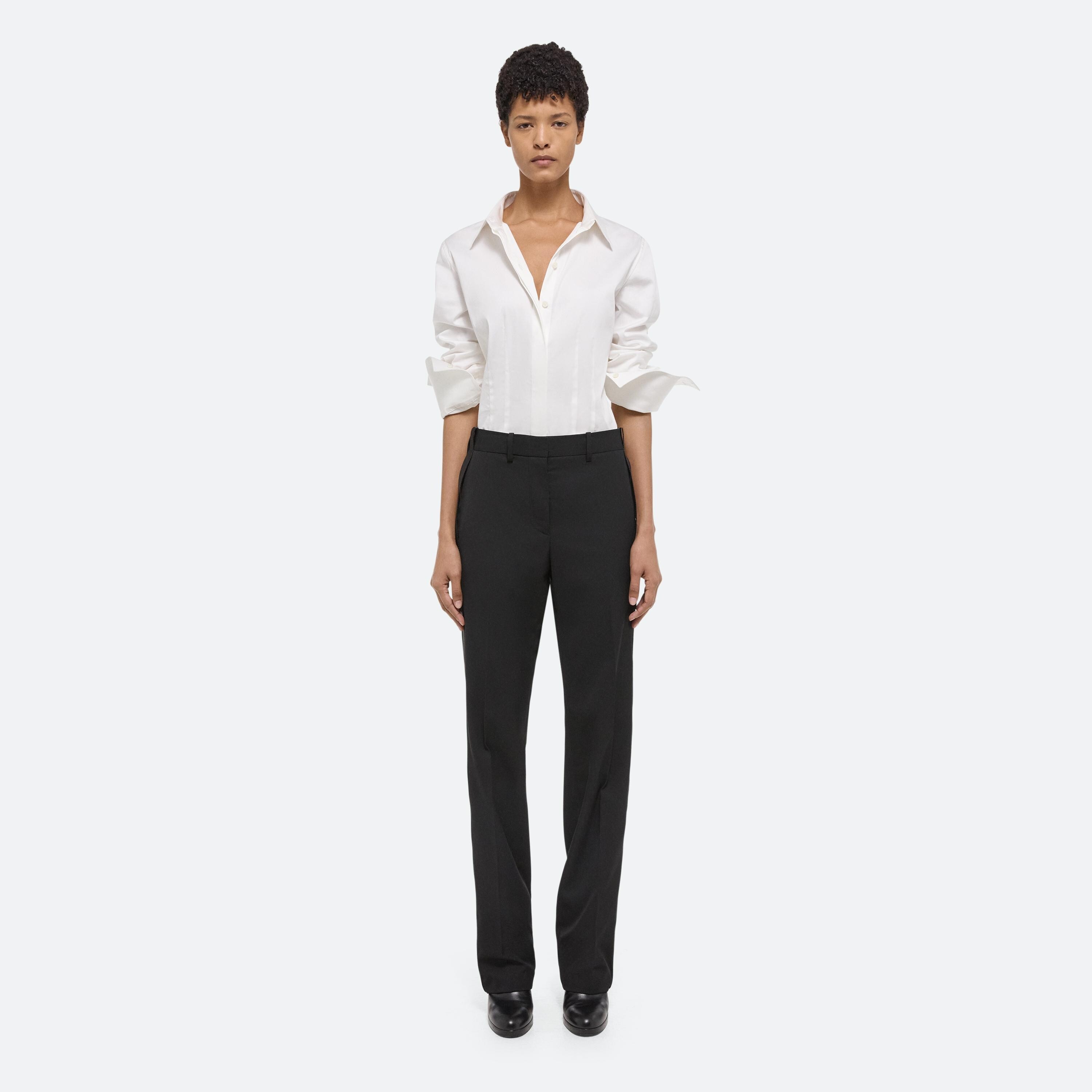 VIRGIN WOOL SEATBELT TROUSER - 3