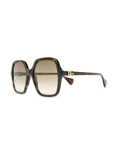 GUCCI GG oversized gradient sunglasses outlook