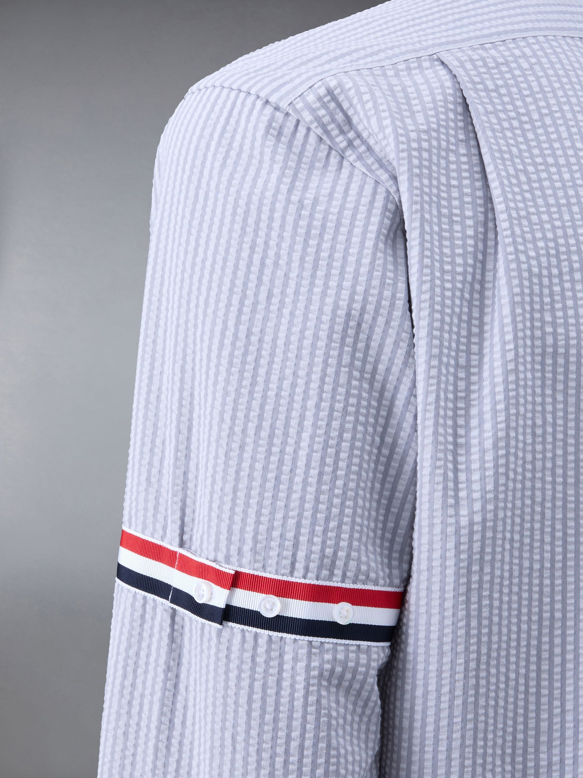 RWB stripe cotton shirt - 7