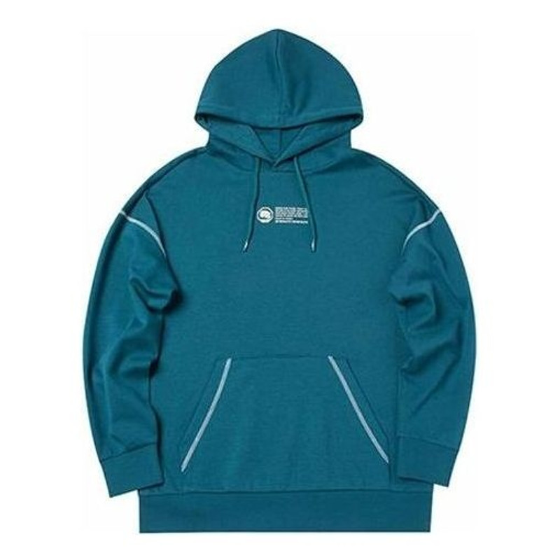 리닝 BADFIVE 농구 시리즈 느슨한 Pullover Hoodie 'Teal'AWDQ511-2 - 1