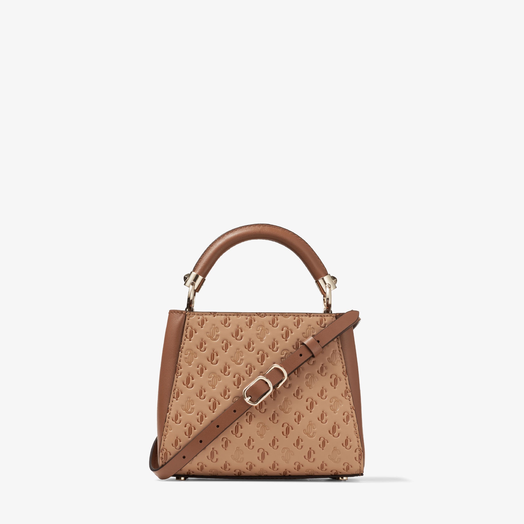 Varenne Top Handle Mini
Caramel JC Monogram-Print and Leather Top Handle Bag - 6