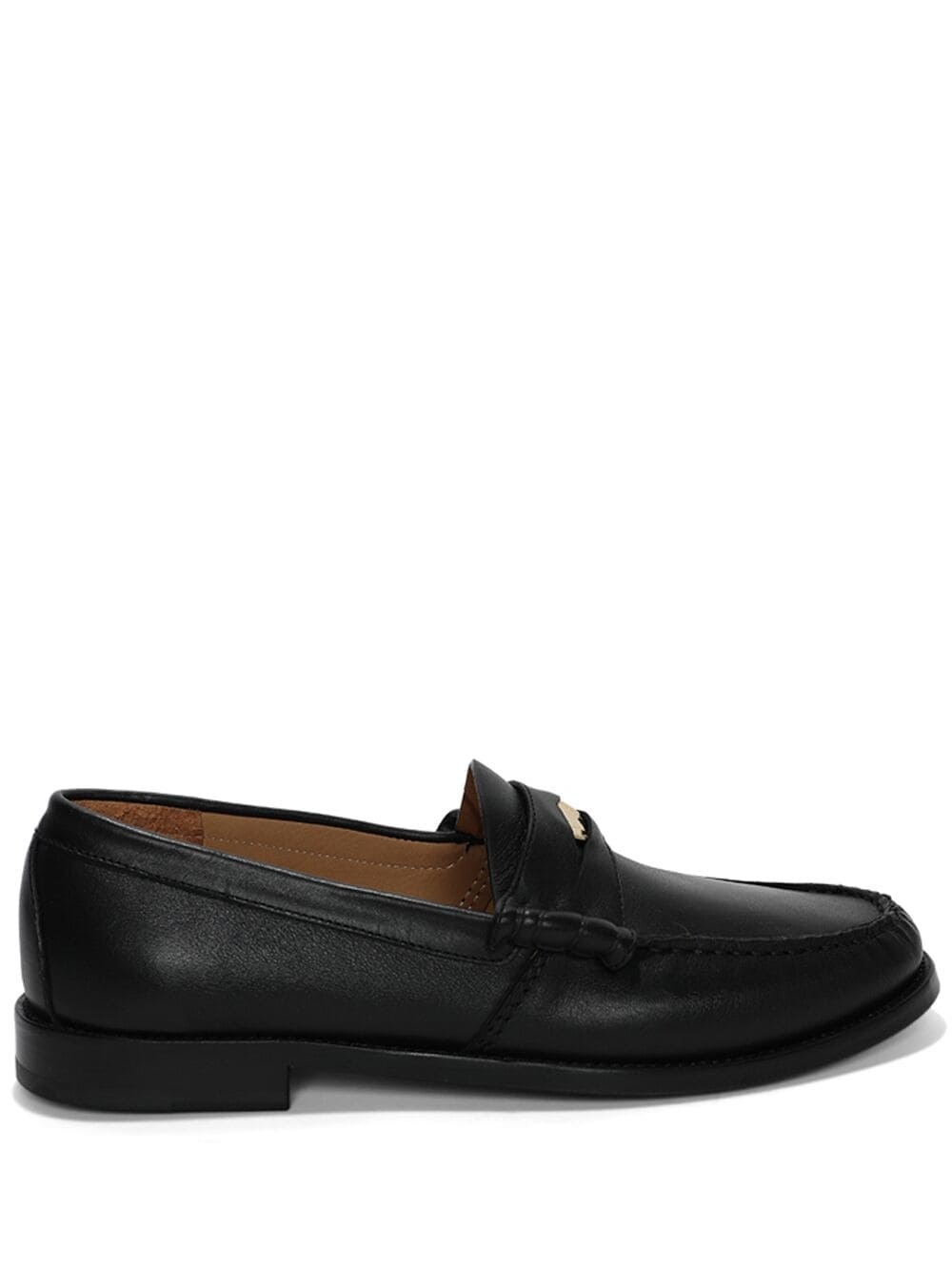 Penny leather loafers - 1