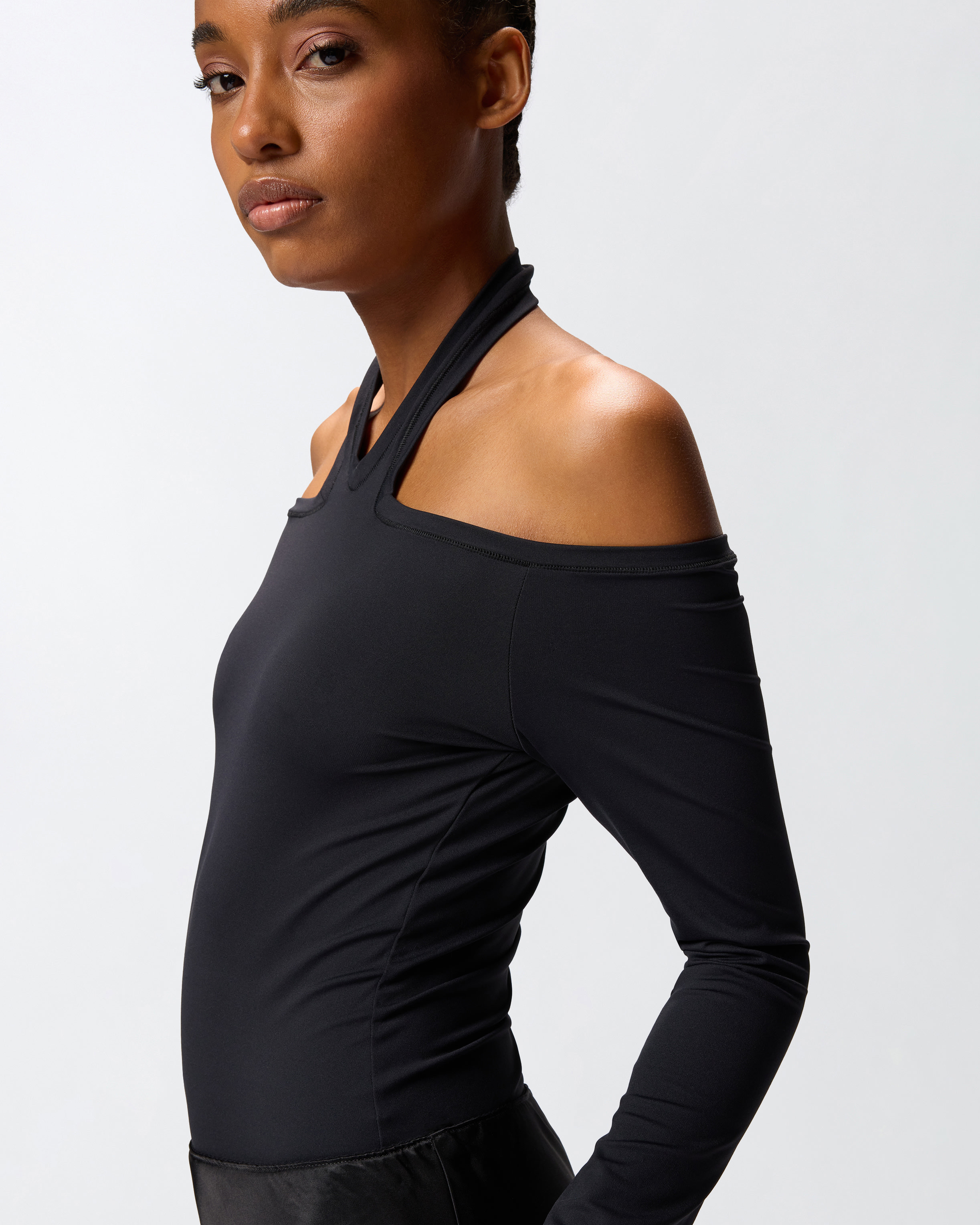 LONG-SLEEVED BODYSUIT WITH OPEN SHOULDERS - 5