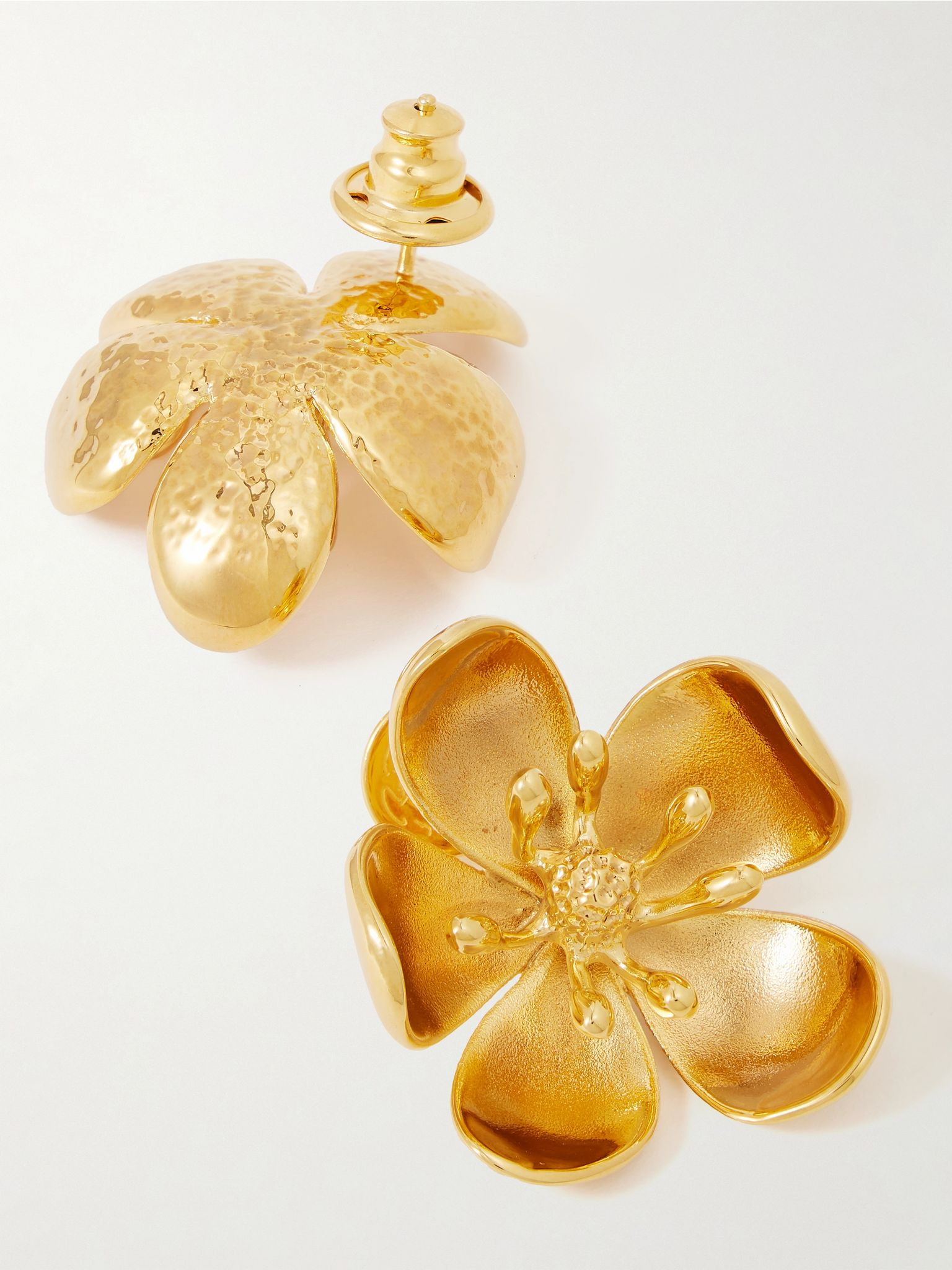 Gold-tone earrings Gold - 3