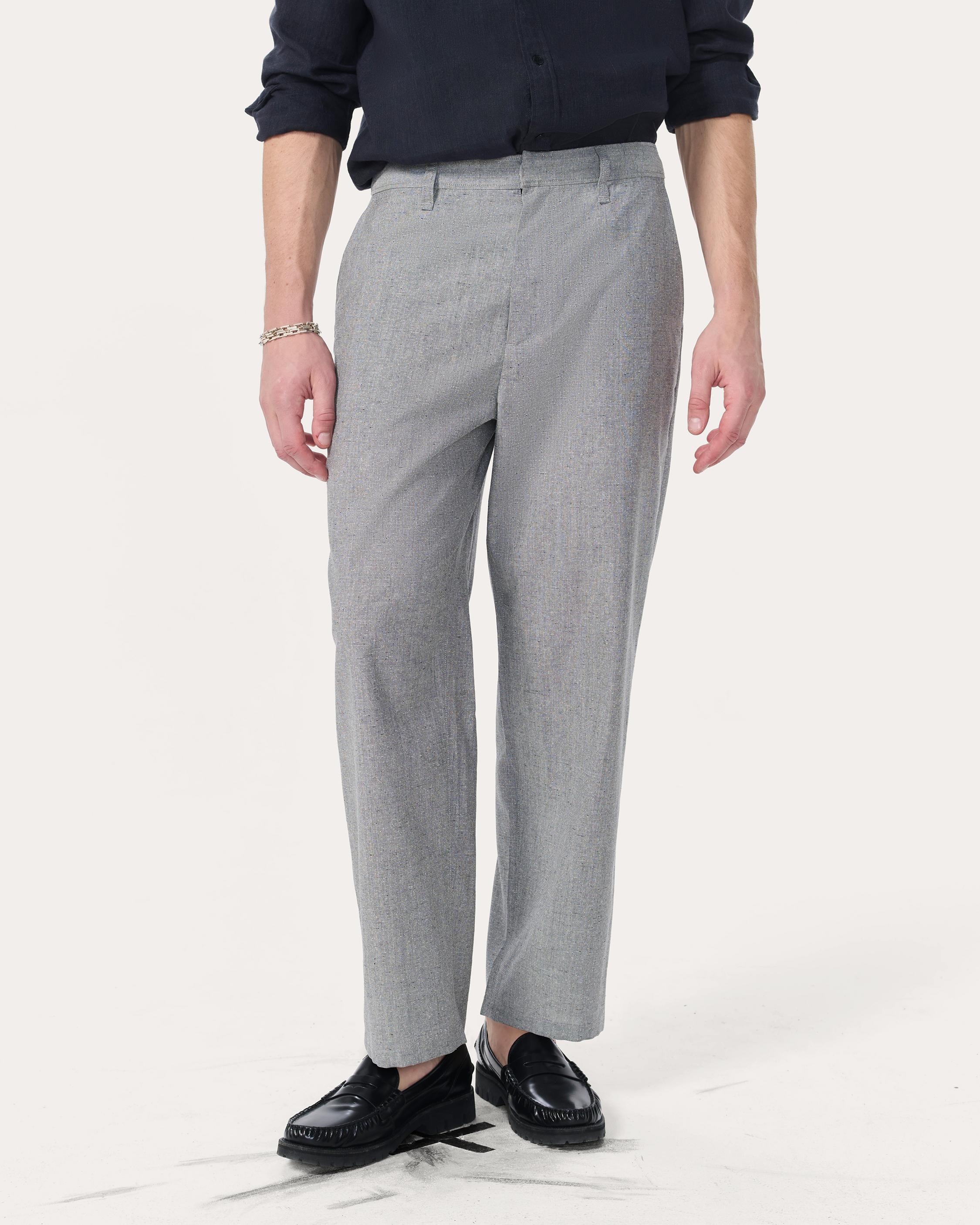 Baggy Wool-Blend Trousers - 3