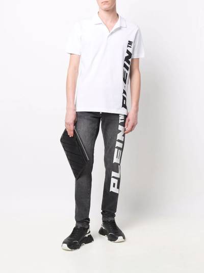 PHILIPP PLEIN logo short-sleeve polo shirt outlook