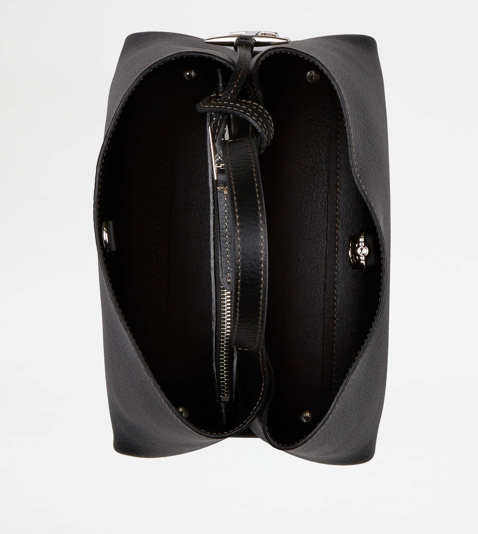 BAG IN LEATHER MICRO - BLACK - 3