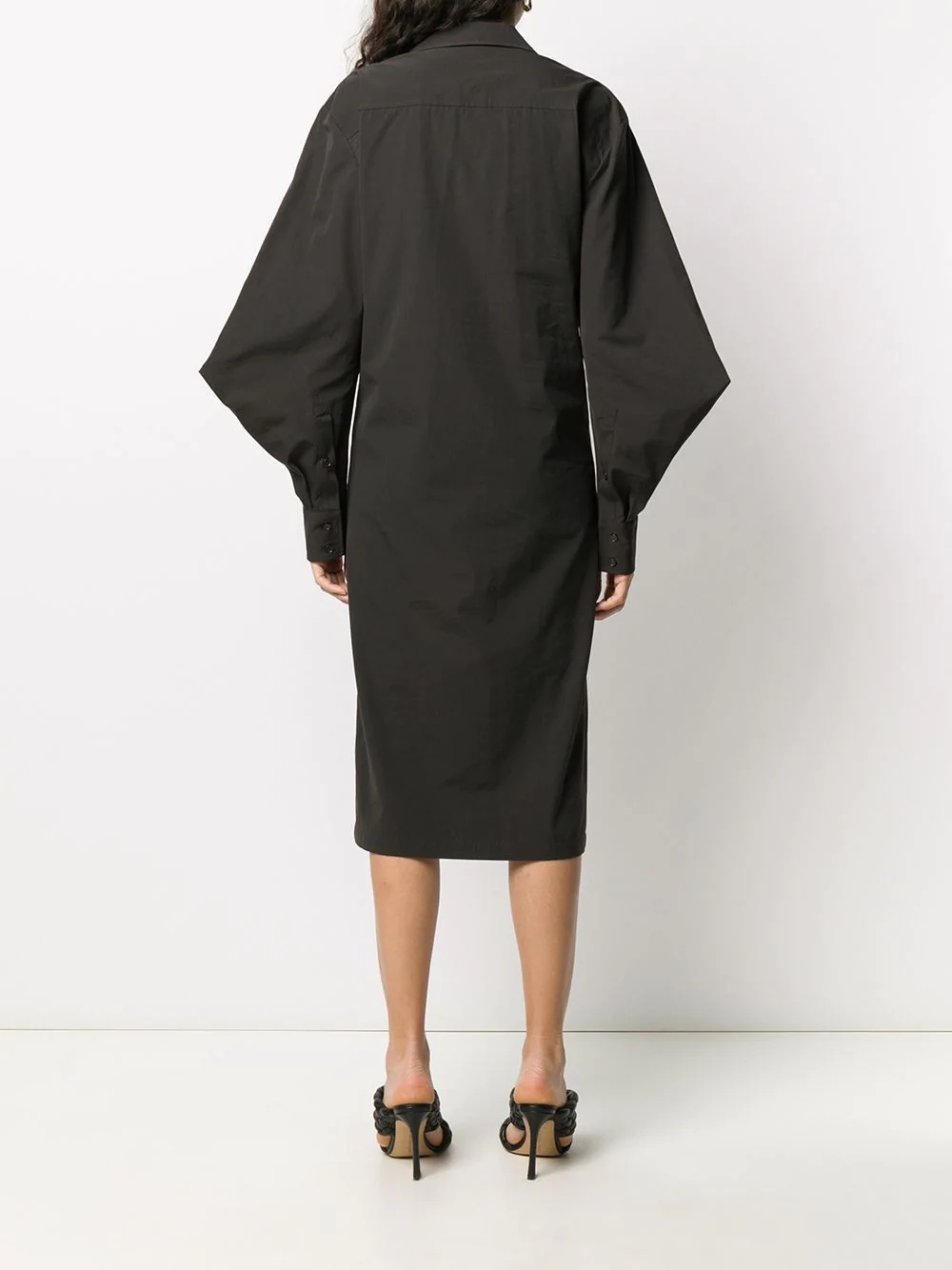 shirt mid-length dress - 4