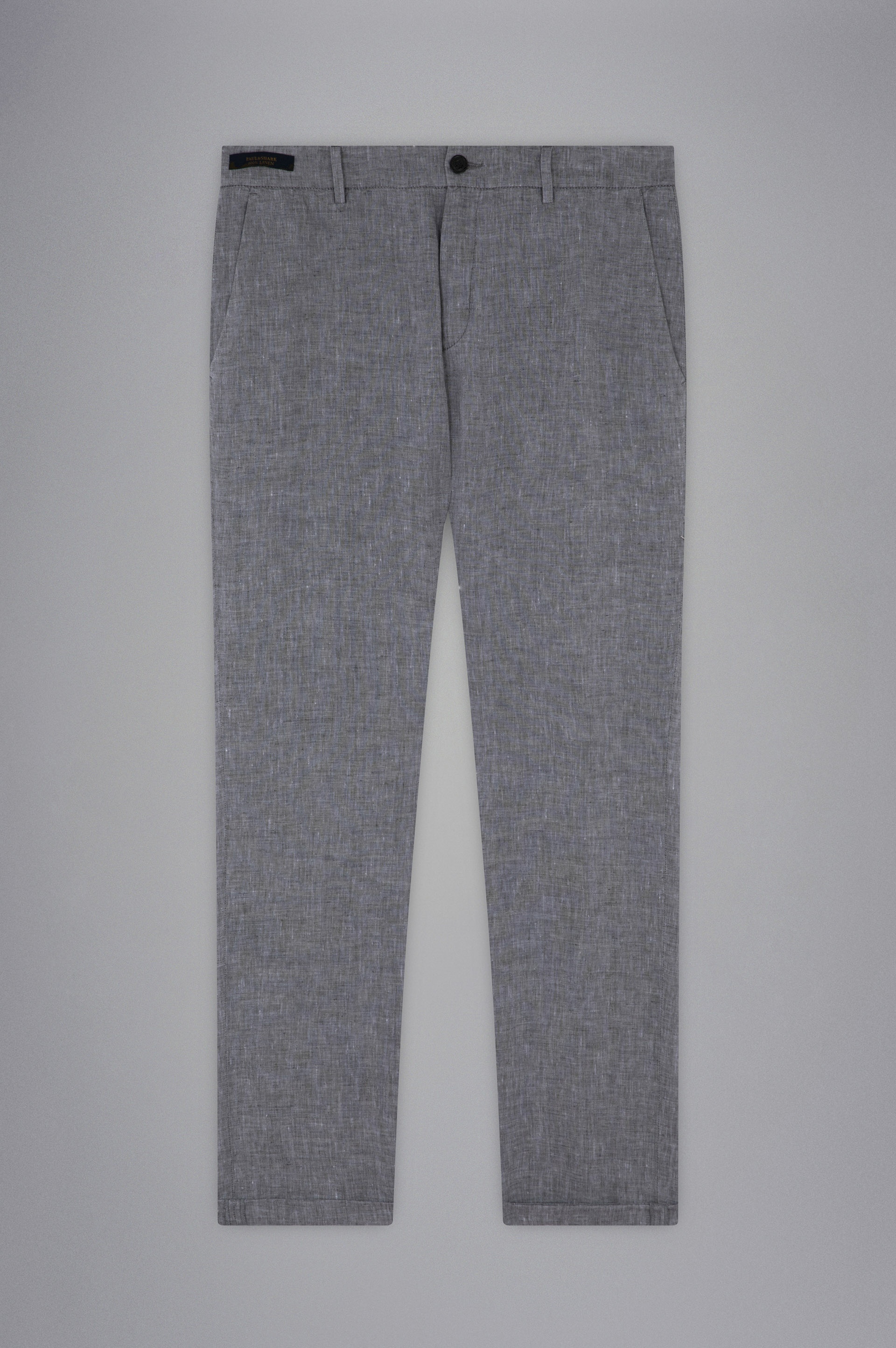 LINEN CHINO TROUSERS - 1