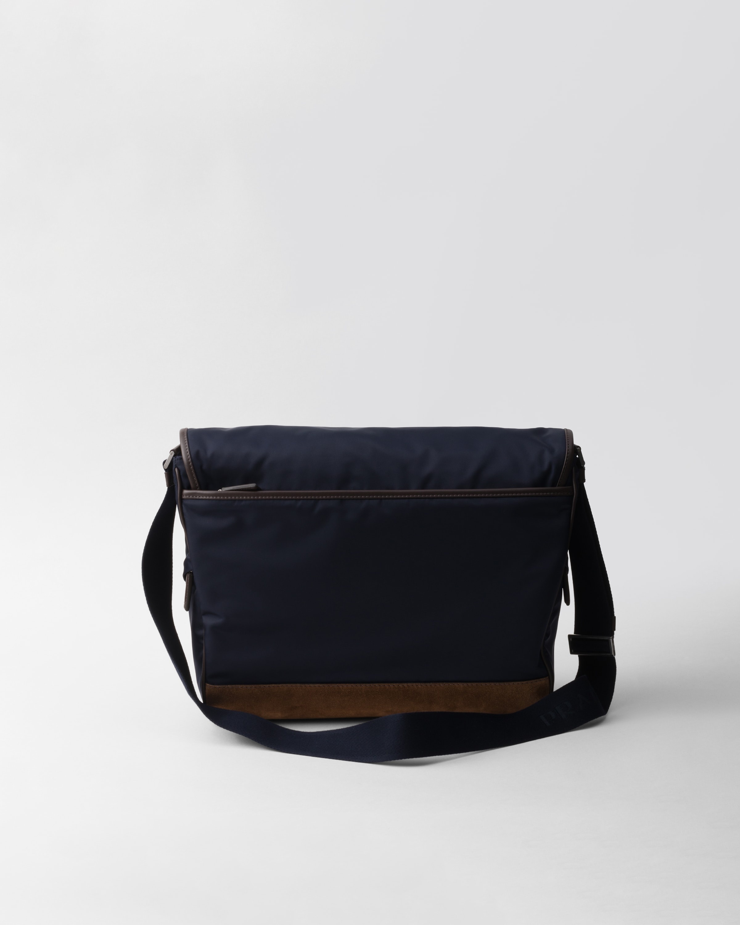 Prada Small Re-Nylon and leather shoulder bag | REVERSIBLE