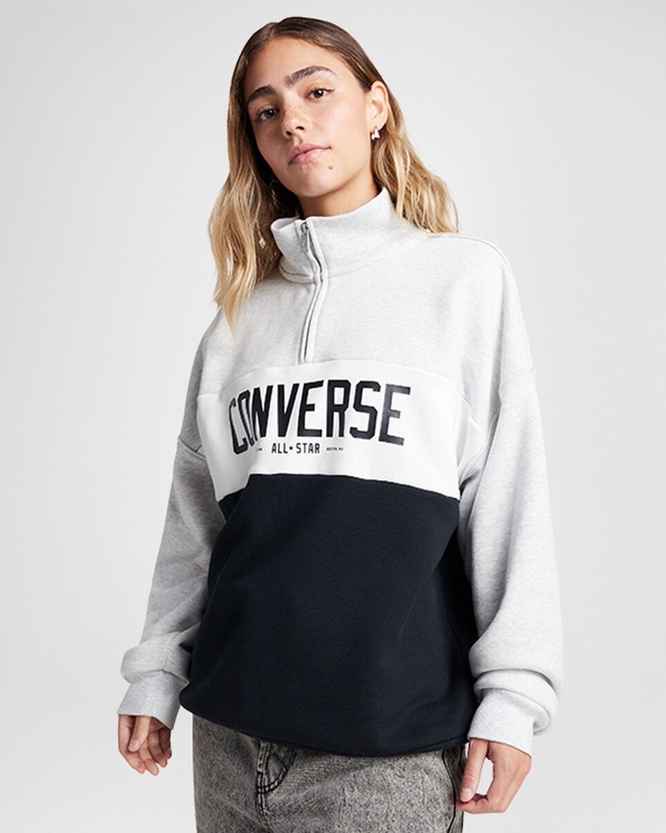Half-Zip Colorblocked Pullover - 1