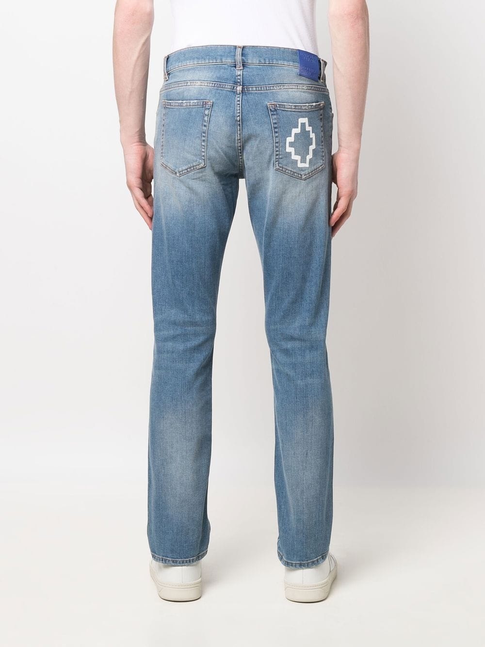 mid-rise straight-leg jeans - 4