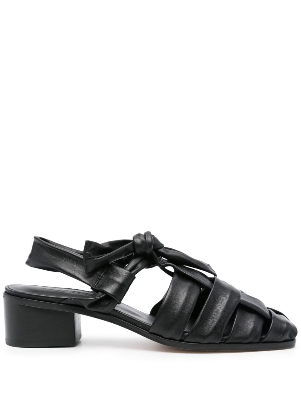 50mm leather sandals - 1