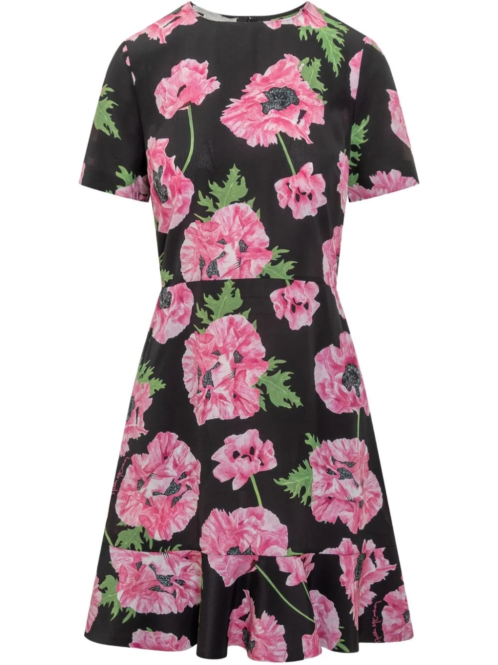 printed mini dress - 1