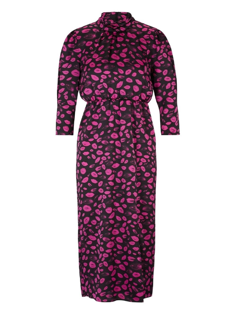 lip-print dress 1